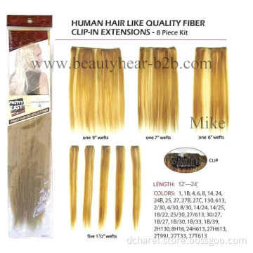 Top Quality Sweet Girl Thick 180gram/Set Clip in Straight Hair Extension